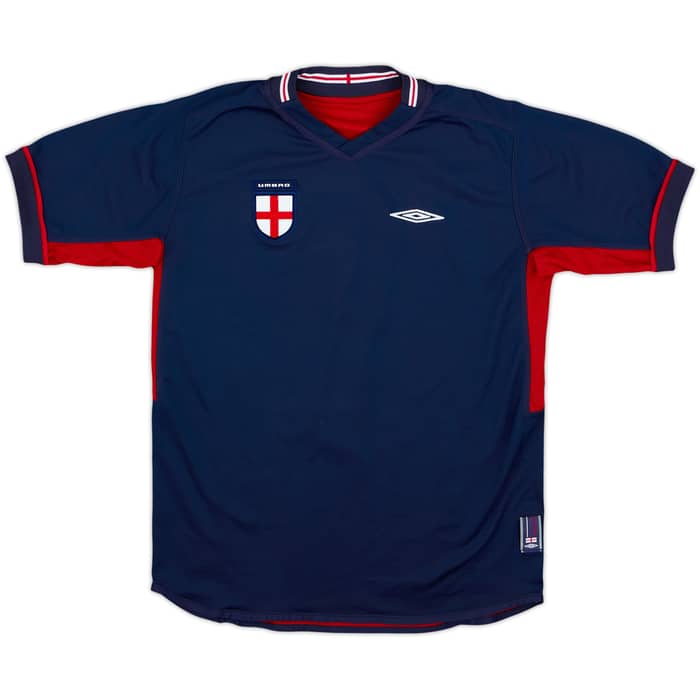 2002-04 England Away Shirt #7 - 7/10 - (L.Boys)