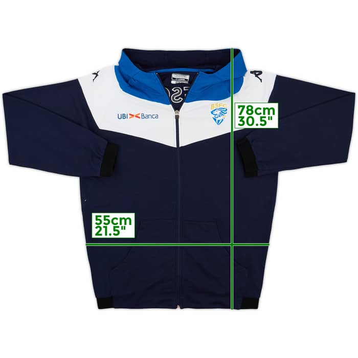 2019-20 Brescia Kappa Hooded Track Jacket - 7/10 - (XL)