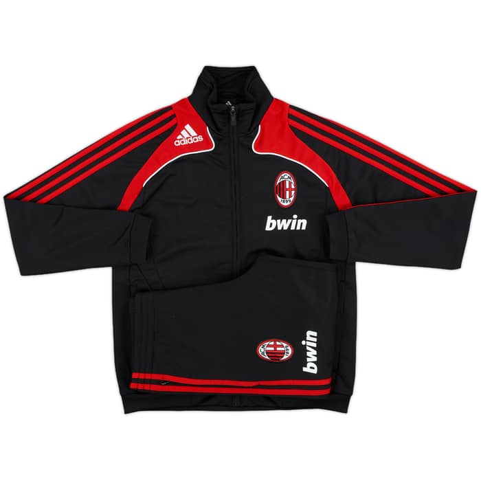 2008-09 AC Milan adidas Tracksuit - 8/10 - (L.Boys)
