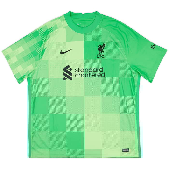 2021-22 Liverpool GK S/S Shirt A.Becker #1 - 9/10 - (XXL)