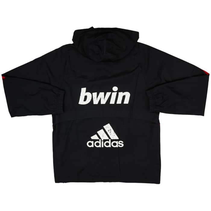 2007-08 AC Milan adidas Hooded Rain Jacket - 6/10 - (S)