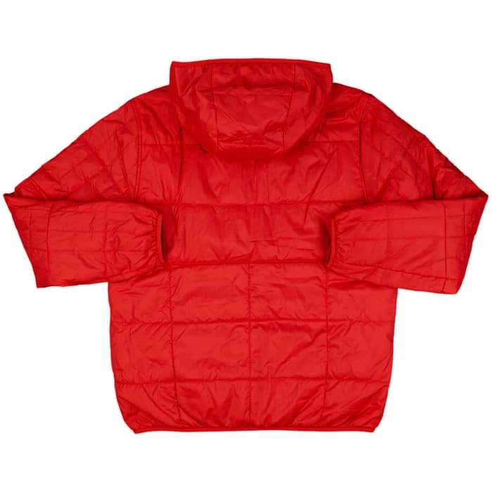 2013-14 Manchester United Nike Reversible Hooded Bench Coat - 9/10 - (XL)