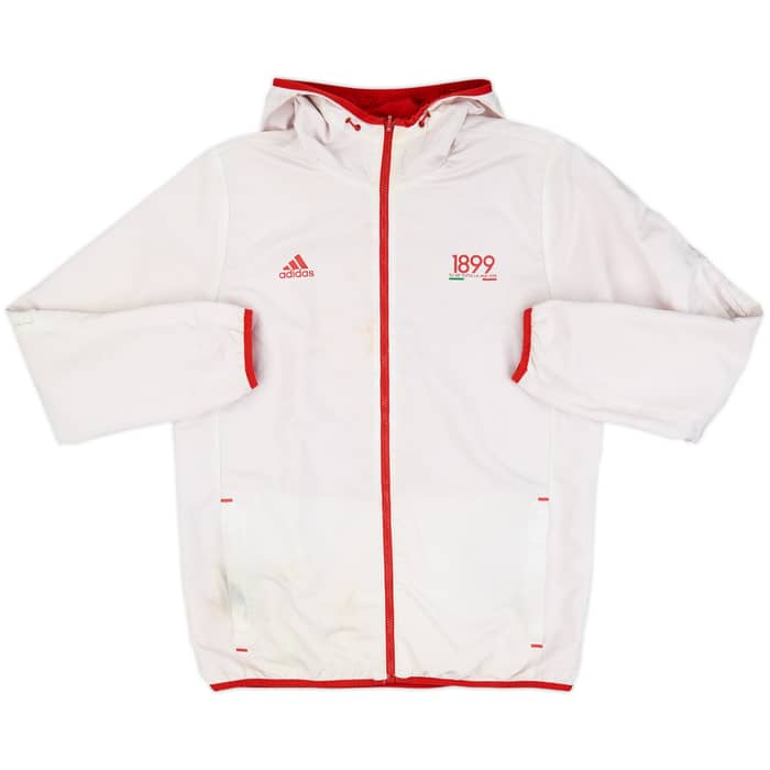 2010-11 AC Milan adidas Reversible Hooded Track Jacket - 5/10 - (L)