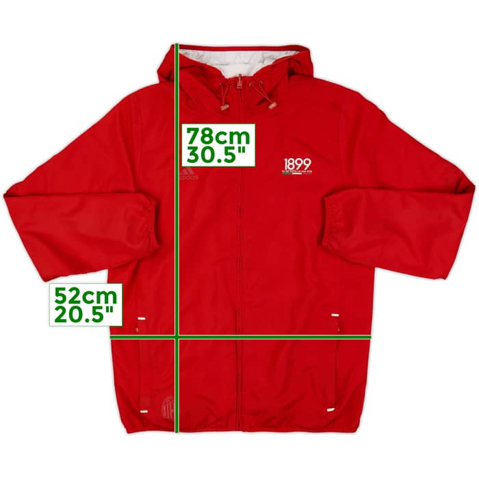 2010-11 AC Milan adidas Reversible Hooded Track Jacket - 5/10 - (L)