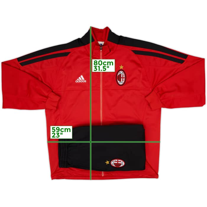 2001-02 AC Milan adidas Tracksuit - 7/10 - (XL)