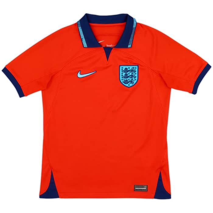 2022-23 England Away Shirt & Shorts - 10/10 - (M.Boys)