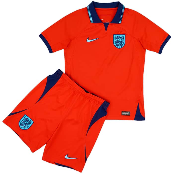2022-23 England Away Shirt & Shorts - 10/10 - (M.Boys)
