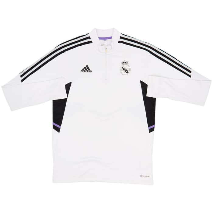 2022-23 Real Madrid adidas 1/4 Zip Tracksuit - 5/10 - (M)