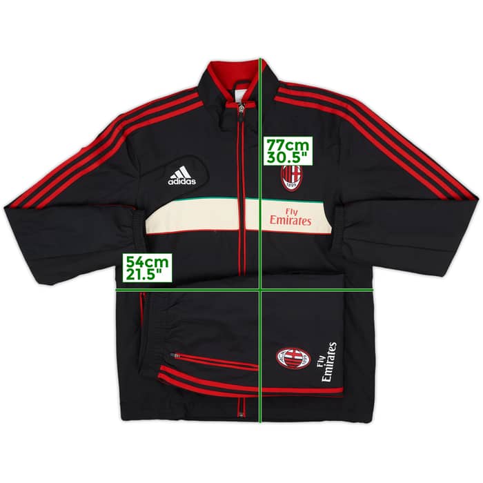 2013-14 AC Milan adidas Tracksuit - 8/10 - (M/L)