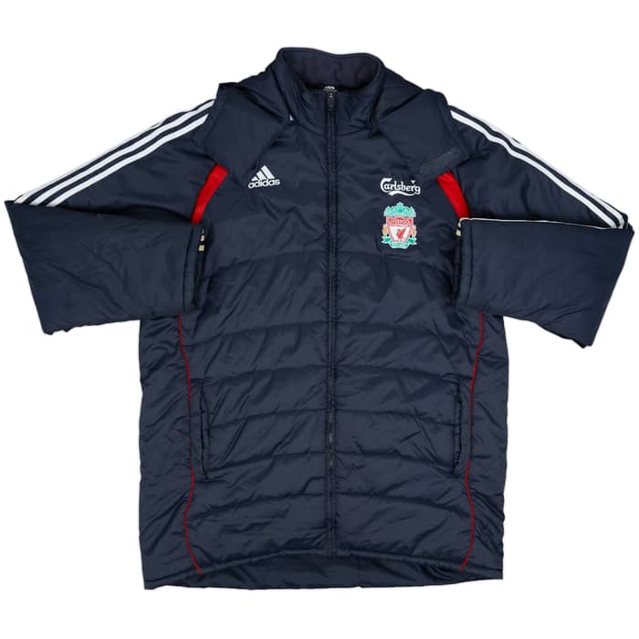 2006-07 Liverpool adidas Padded Bench Coat - 7/10 - (L/XL)