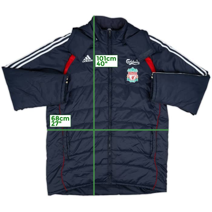 2006-07 Liverpool adidas Padded Bench Coat - 7/10 - (L/XL)