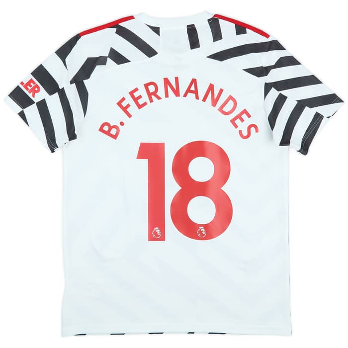 2020-21 Manchester United Third Shirt B.Fernandes #18 - 7/10 - (M)