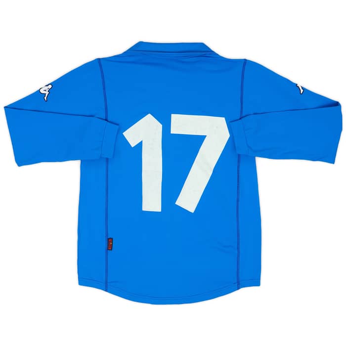 2000-01 Italy Home L/S Shirt #17 - 6/10 - (Women's L)
