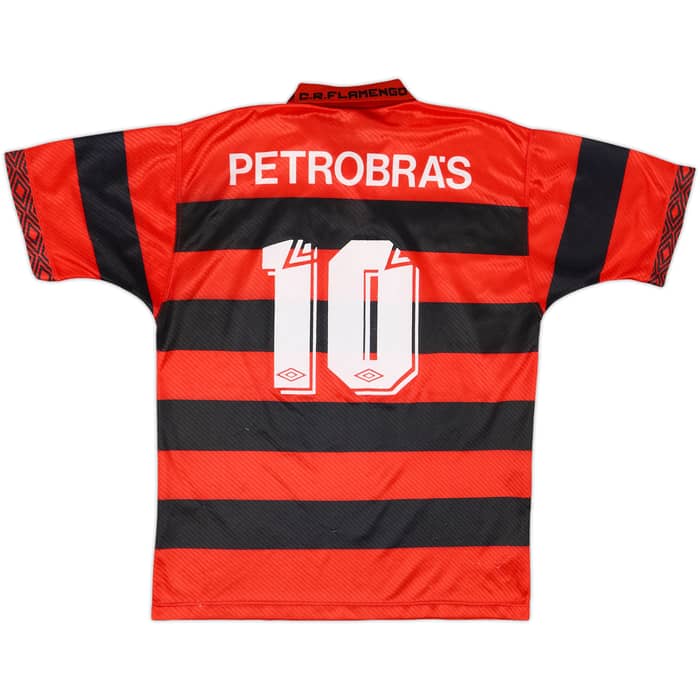 1994-95 Flamengo Centenary Home Shirt #10 - 7/10 - (L)