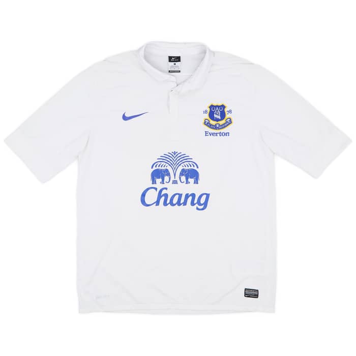 2012-13 Everton Third Shirt Baines #3 - 7/10 - (L)