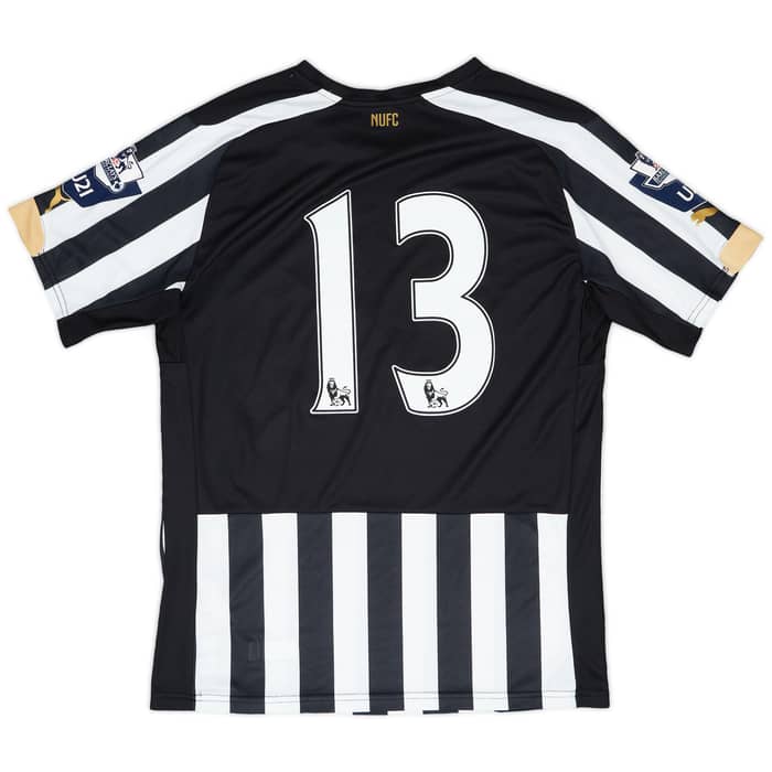 2014-15 Newcastle Match Issue Home Shirt #13
