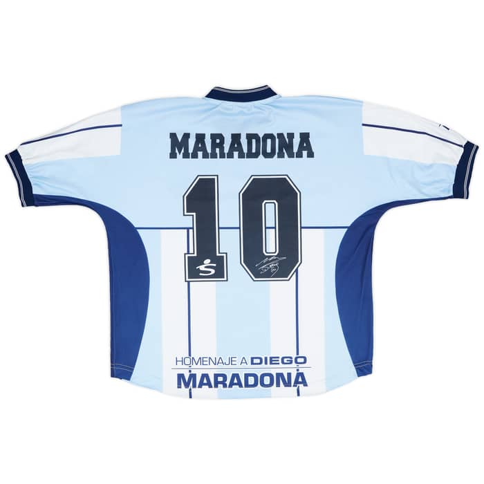 2001 Argentina Fila Farewell Diego Testimonial Shirt Maradona #10 - 7/10 - (M)