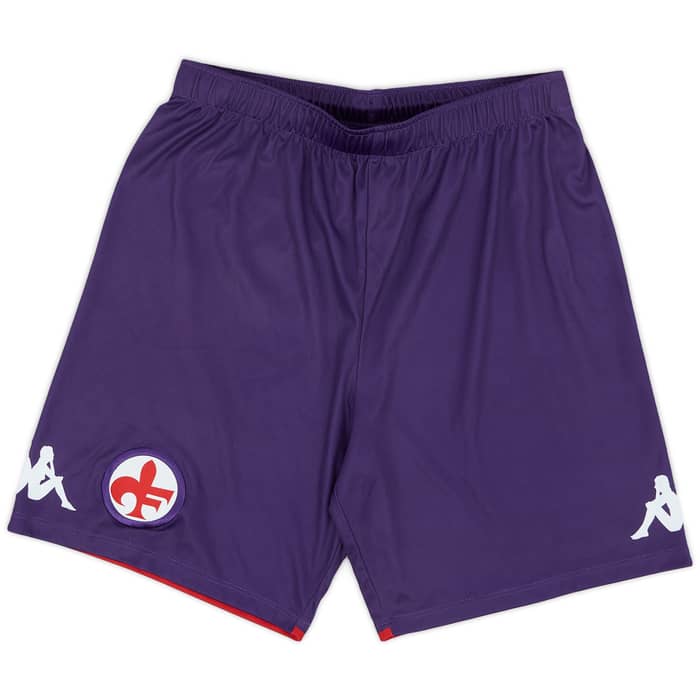 2021-22 Fiorentina Home Shorts - 9/10 - (L.Boys)