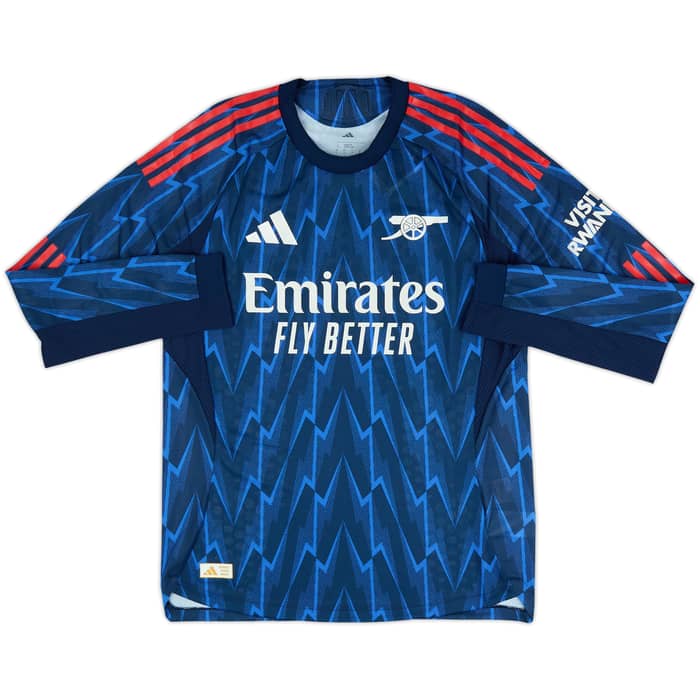 2025-26 Arsenal Authentic Away L/S Shirt Eze #10