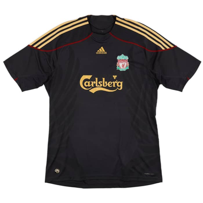 2009-10 Liverpool Away Shirt Gerrard #8 - 6/10 - (XL)