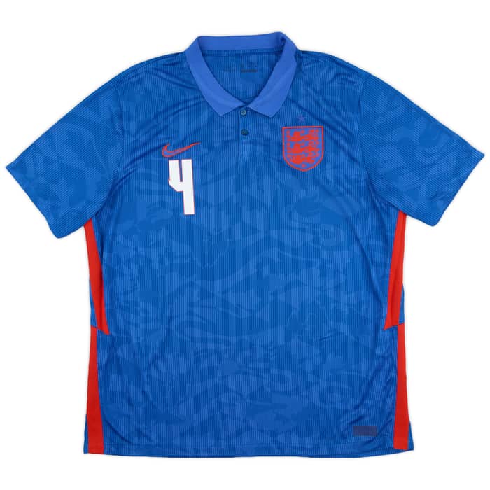 2020-21 England Away Shirt Rice #4 - 8/10 - (XL)