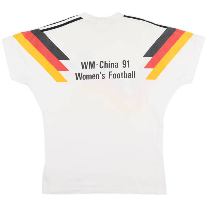1990-92 Germany adidas Cotton Tee - 7/10 - (M)