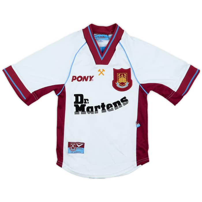 1998-99 West Ham Away Shirt Wright #14 - 6/10 - (S.Boys)