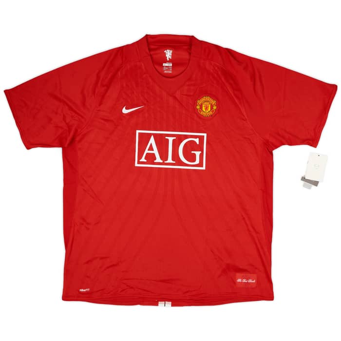 2007-09 Manchester United Home Shirt Rooney #10 (XXL)