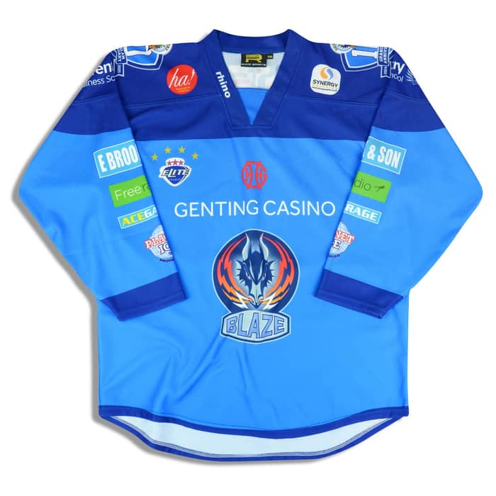 2014-15 Coventry Blaze Smith #5 Rhino Grand Slam Anniversary Jersey (Home) 3XL