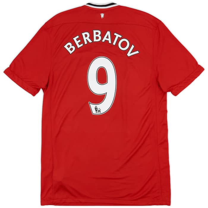 2011-12 Manchester United Home Shirt Berbatov #9 - 6/10 - (L)