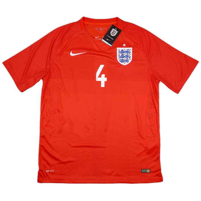 2014-15 England Authentic Away Shirt Gerrard #4 (XL)