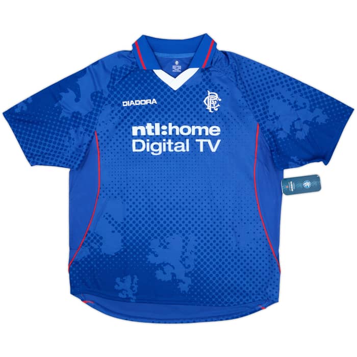 2002-03 Rangers Home Shirt Ferguson #6 (XL)