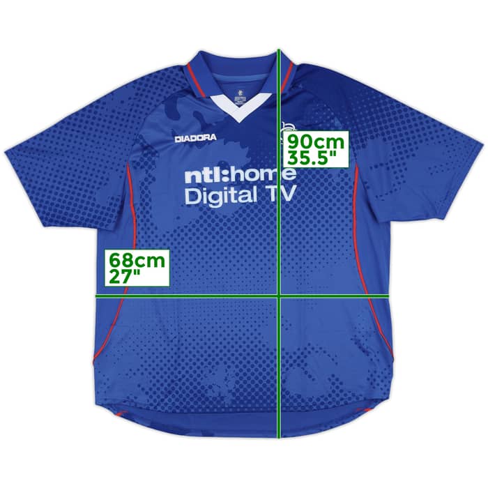 2002-03 Rangers Home Shirt - 9/10 - (XXL)