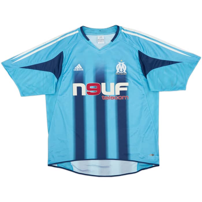 2004-05 Olympique Marseille Away Shirt Lizarazu #3 - 6/10 - (L)