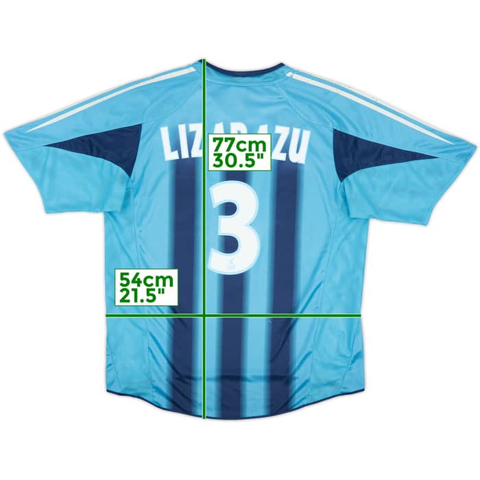 2004-05 Olympique Marseille Away Shirt Lizarazu #3 - 6/10 - (L)
