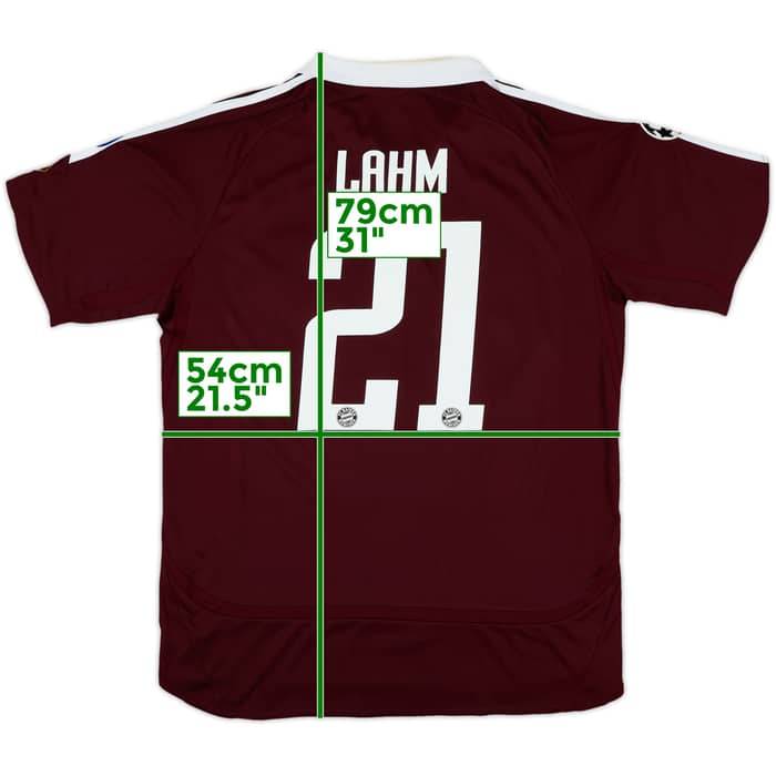 2006-07 Bayern Munich CL Shirt Lahm #21 - 5/10 - (L)