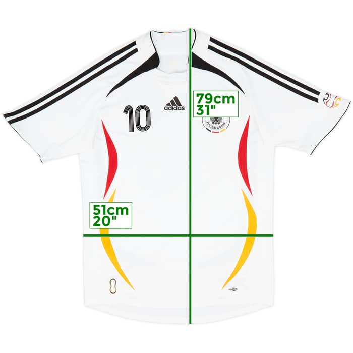 2005-07 Germany Home Shirt Michael #10 - 8/10 - (L)