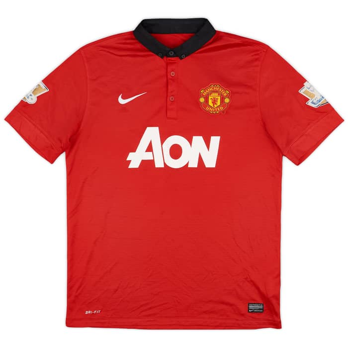 2013-14 Manchester United Home Shirt Mata #8 - 6/10 - (L)