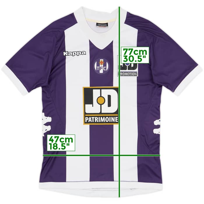 2012-13 Toulouse Home Shirt - 9/10 - (M)