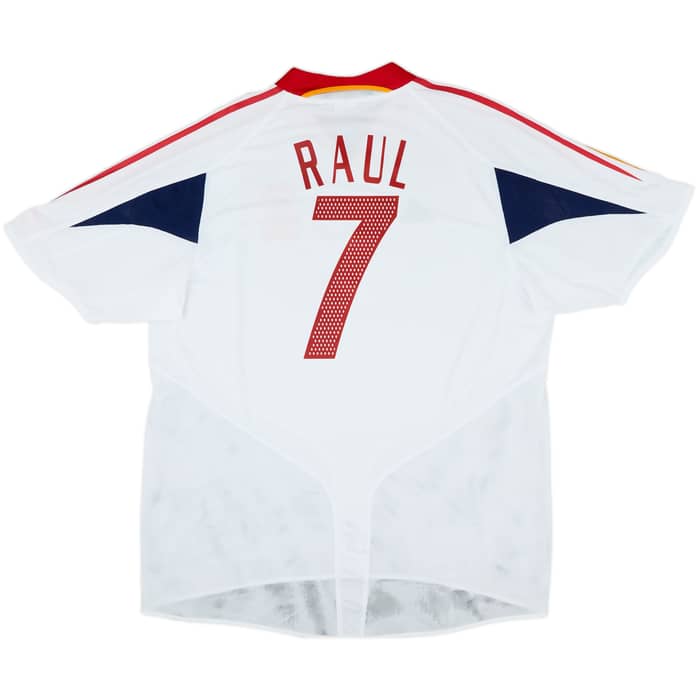 2004-06 Spain Away Shirt Raul #7 - 8/10 - (XL)