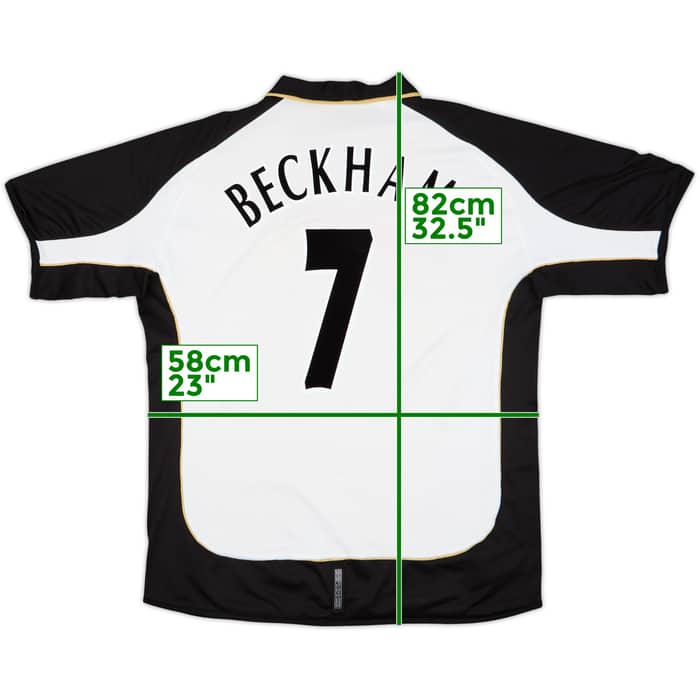 2001-02 Manchester United Centenary Away/Third Shirt Beckham #7 - 5/10 - (XL)