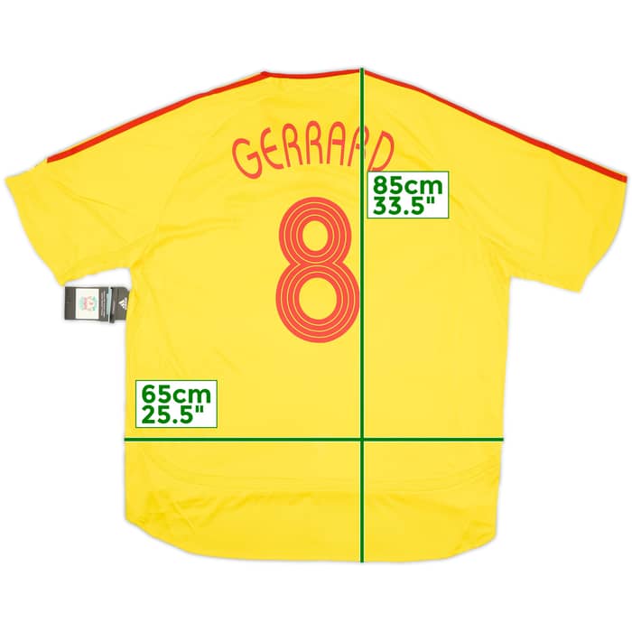 2006-07 Liverpool Camiseta de visitante Gerrard #8 (XXL)