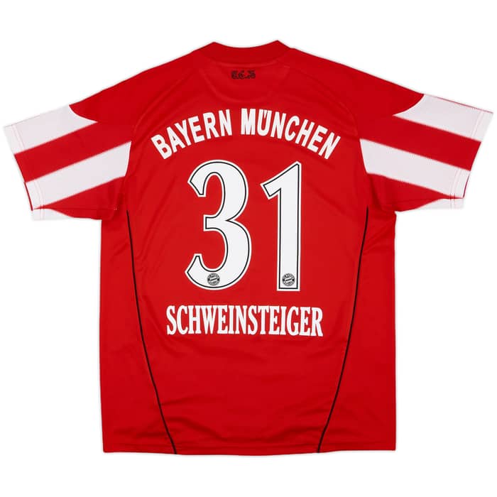 2010-11 Bayern Munich Home Shirt Schweinsteiger #31 - 8/10 - (XL.Boys)