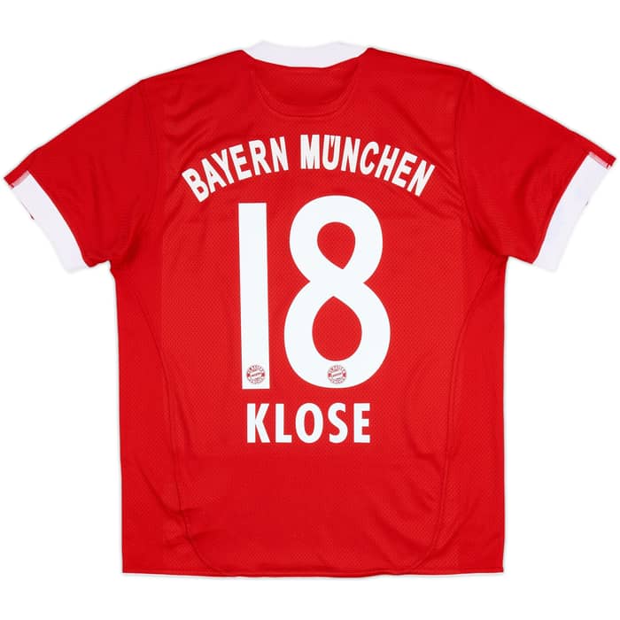 2009-10 Bayern Munich Home Shirt Klose #18 - 7/10 - (XL.Boys)