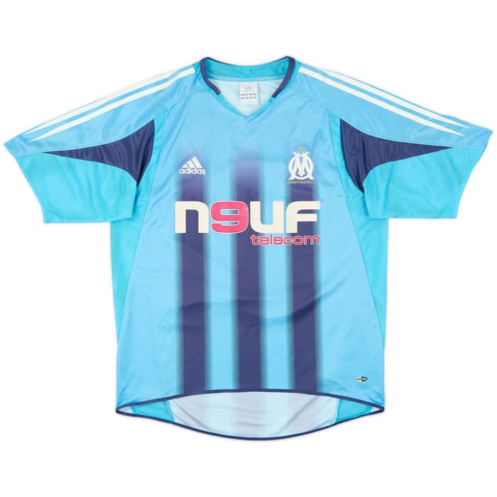 2004-05 Olympique Marseille Away Shirt Lizarazu #3 - 7/10 - (M)