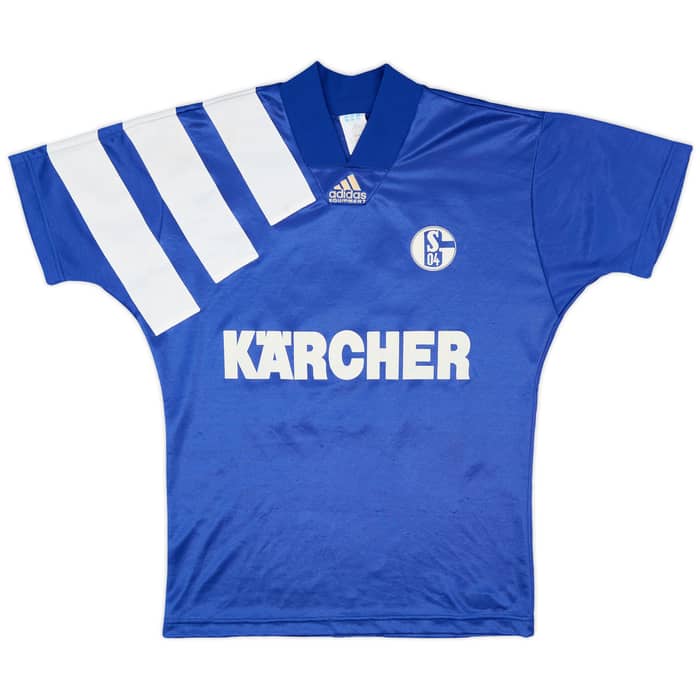 1994-96 Schalke Home Shirt Mulder #9 - 7/10 - (S)