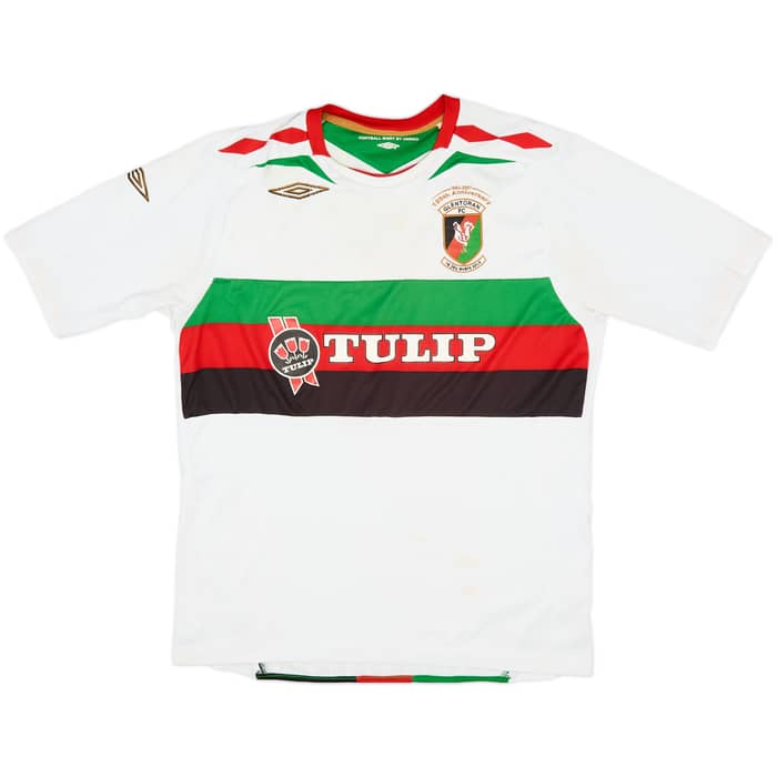 2007-08 Glentoran '125th Anniversary' Home Shirt Leeman #5 - 6/10 - (L)