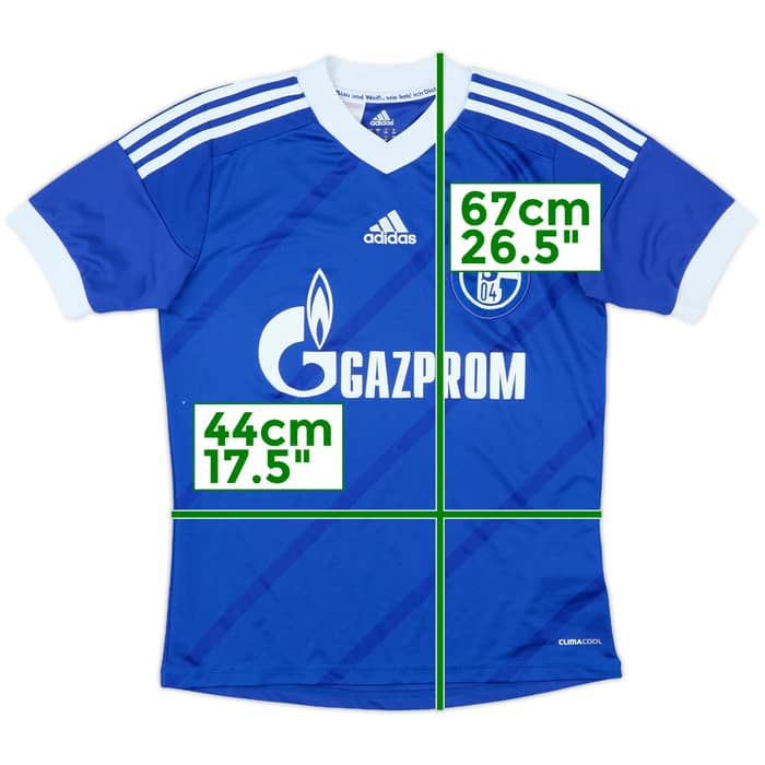 2012-14 Schalke Home Shirt - 8/10 - (L.Boys)