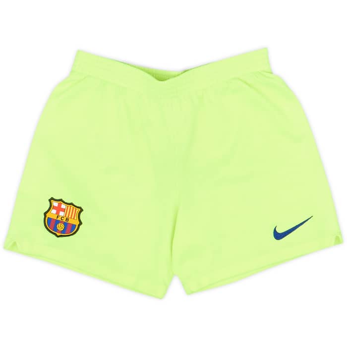 2018-19 Barcelona Away Shirt & Shorts - 7/10 - (4-5 Years)