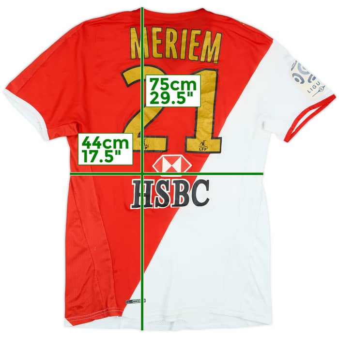 2008-09 Monaco Match Issue Home Shirt Meriem #21